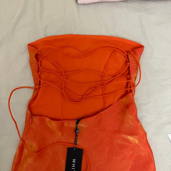 White Fox Boutique Orange Mini Dress - Picture 8 of 16